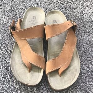 White Mountain Leather Sandal